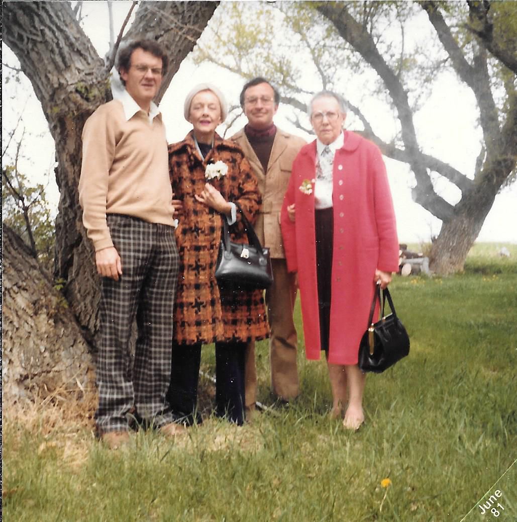 Myrna Loy visits her home in Radersburg